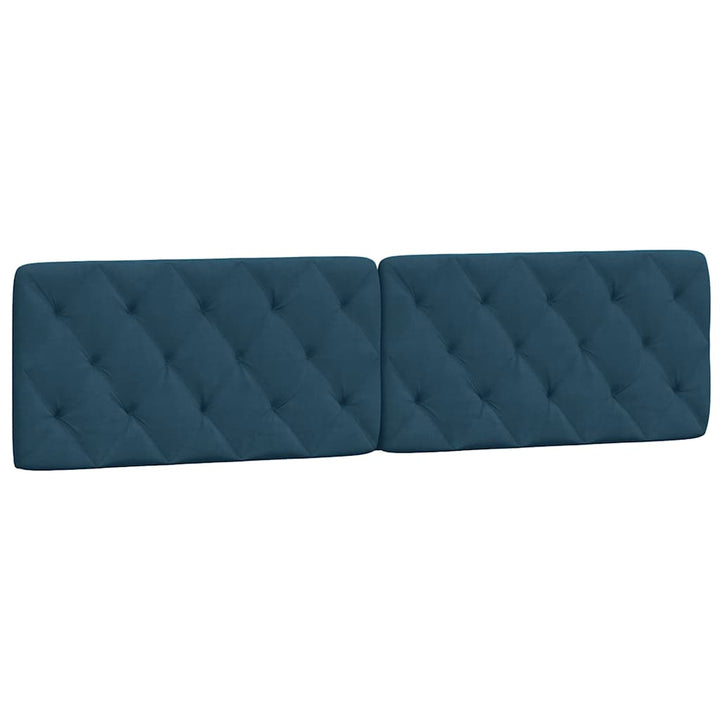 sengeramme uden madras 200x200 cm velour blå