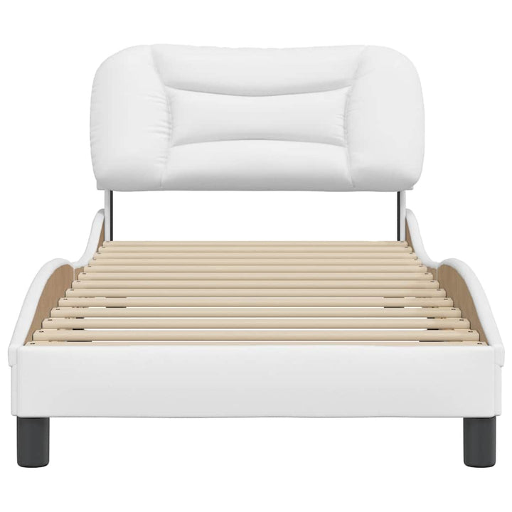 sengeramme uden madras Hvar 80x200 cm kunstlæder hvid