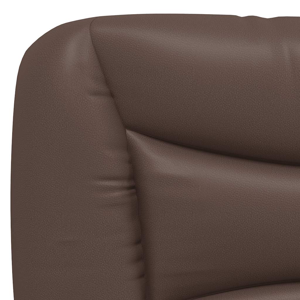 sengeramme uden madras Hvar 80x200 cm kunstlæder brun
