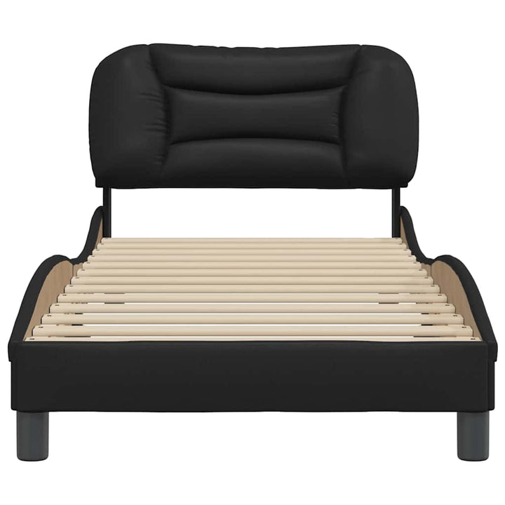 sengeramme uden madras Hvar 90x200 cm kunstlæder sort