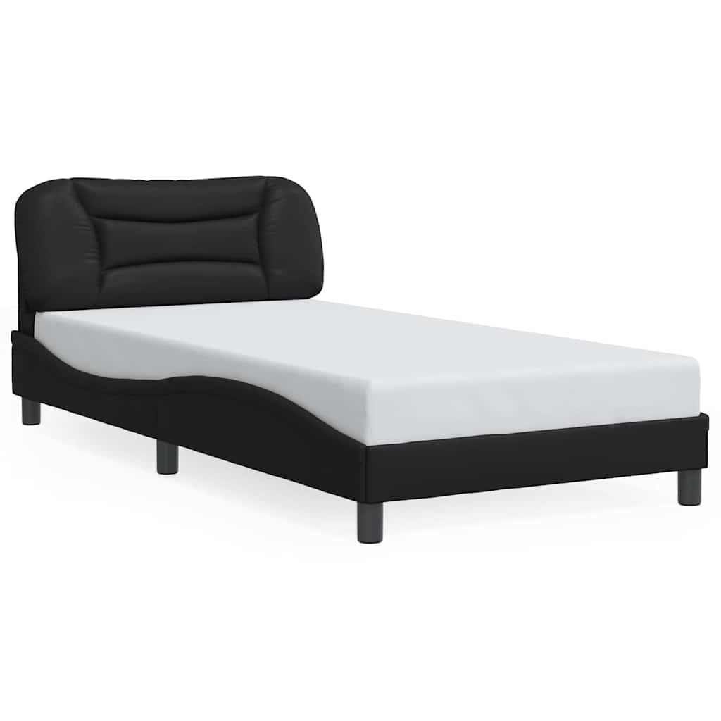 sengeramme uden madras Hvar 100x200 cm kunstlæder sort