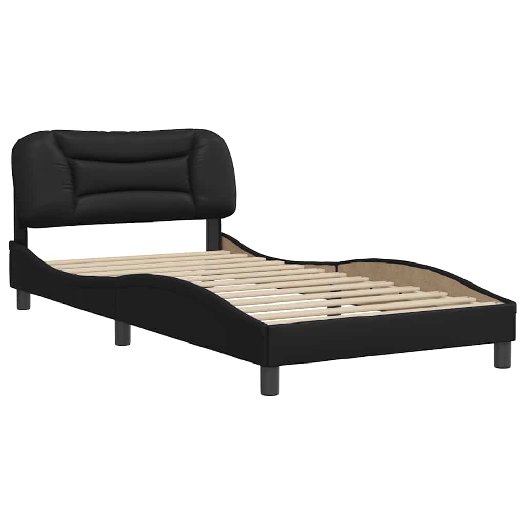 sengeramme uden madras Hvar 100x200 cm kunstlæder sort