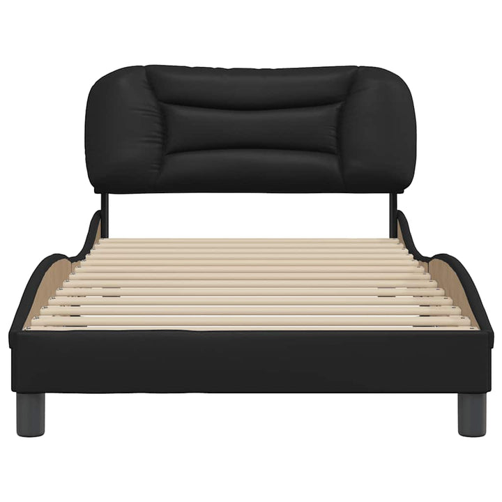 sengeramme uden madras Hvar 100x200 cm kunstlæder sort