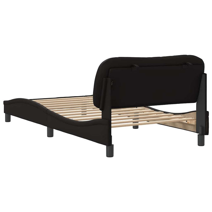 sengeramme uden madras Hvar 100x200 cm kunstlæder sort