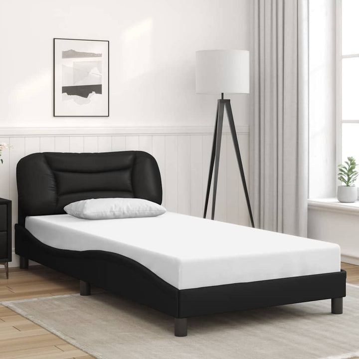 sengeramme uden madras Hvar 100x200 cm kunstlæder sort