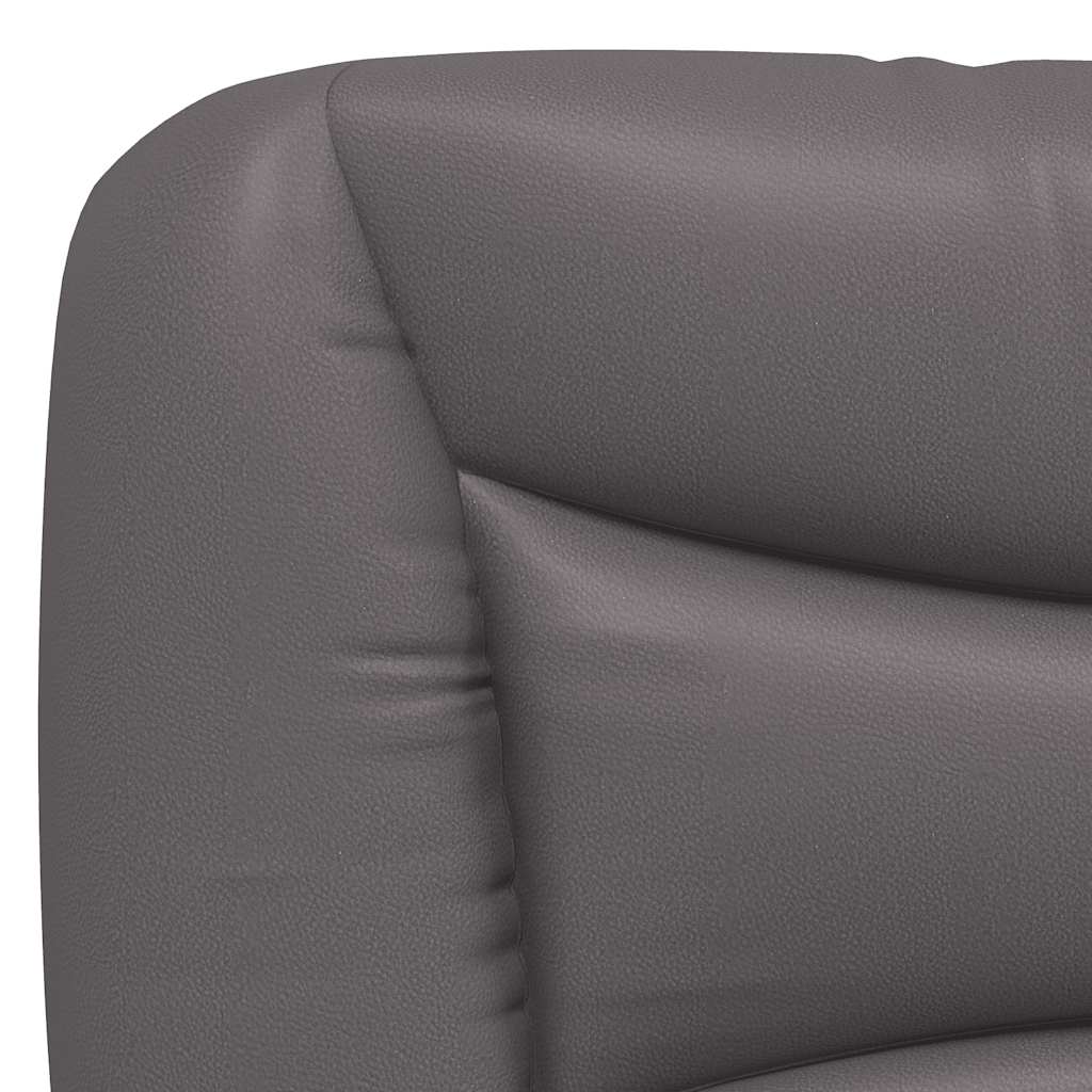sengeramme uden madras Hvar 100x200 cm kunstlæder grå