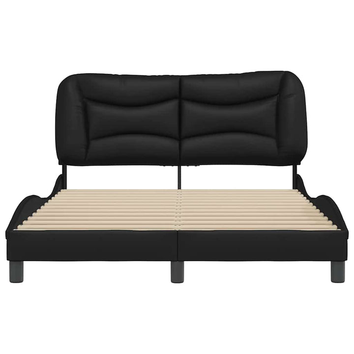 sengeramme uden madras Hvar 120x200 cm kunstlæder sort
