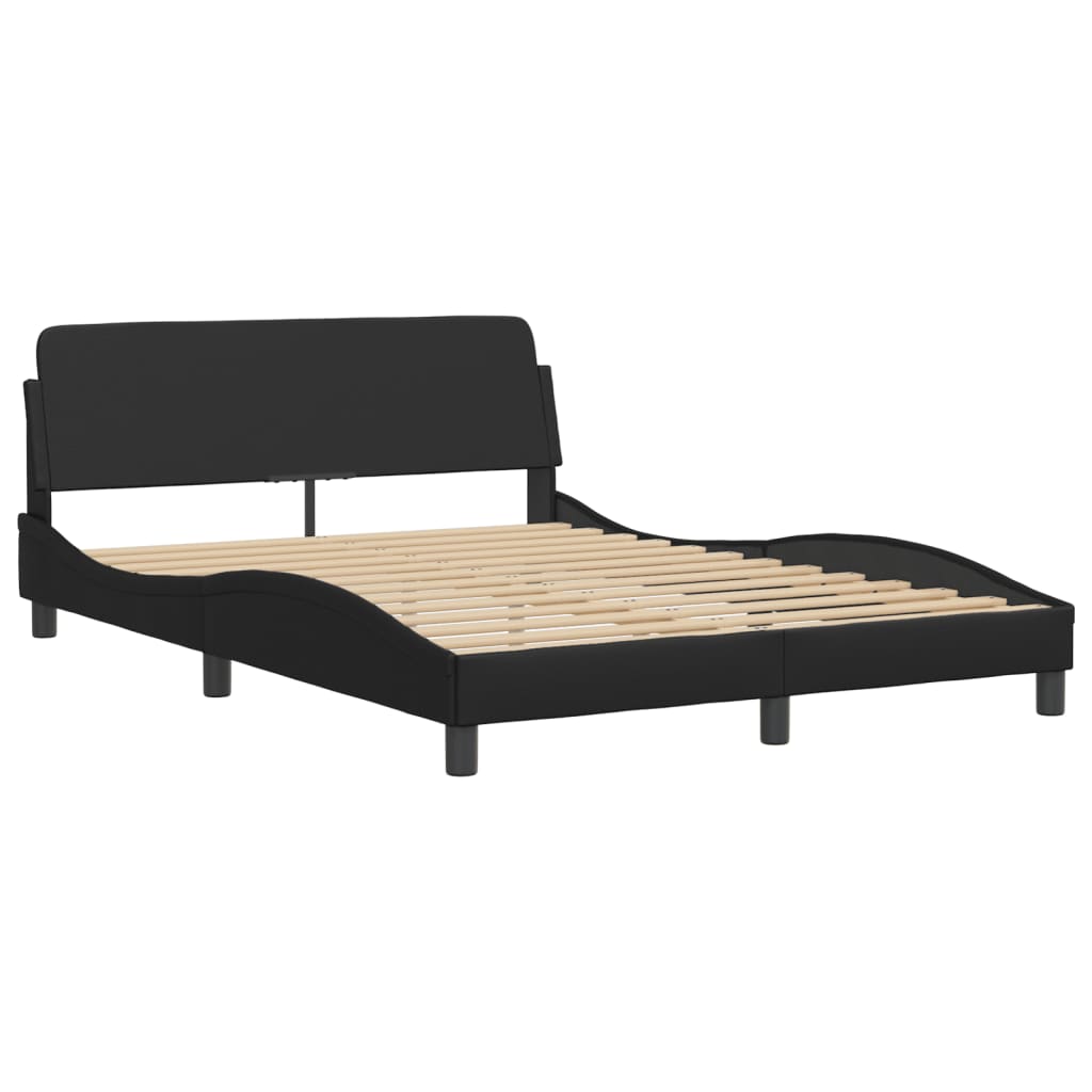 sengeramme uden madras Hvar 120x200 cm kunstlæder sort