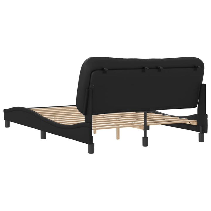 sengeramme uden madras Hvar 120x200 cm kunstlæder sort