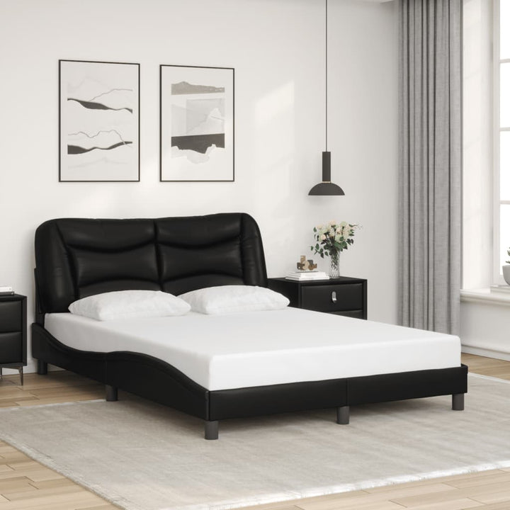 sengeramme uden madras Hvar 120x200 cm kunstlæder sort