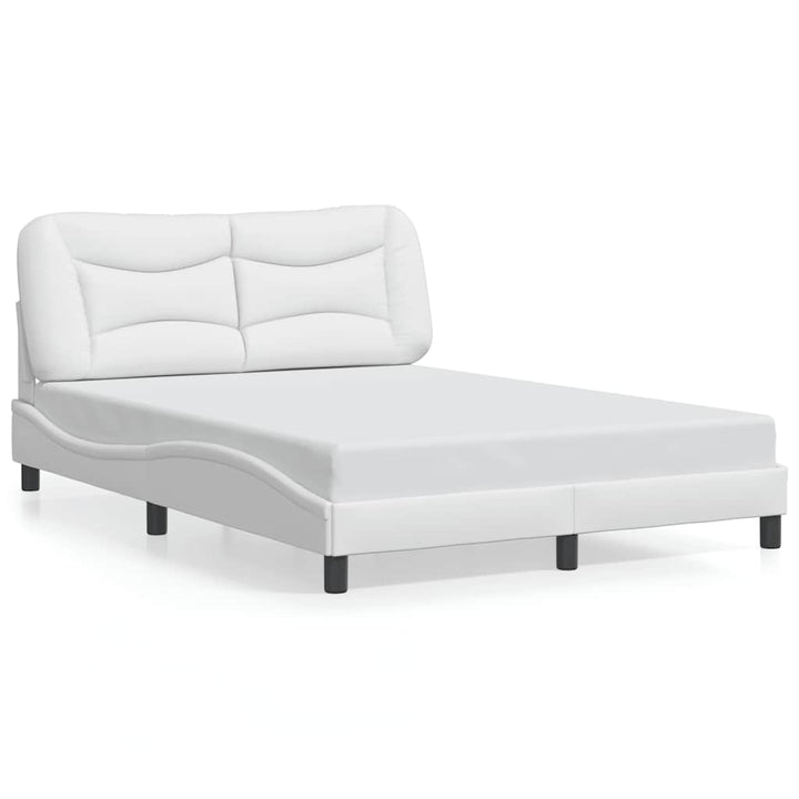 sengeramme uden madras Hvar 120x200 cm kunstlæder hvid
