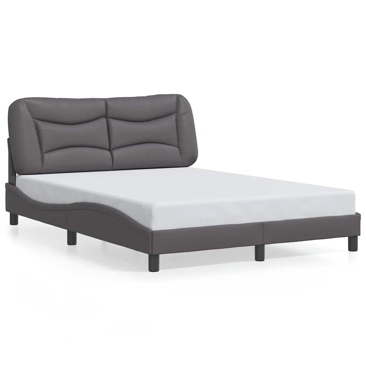 sengeramme uden madras Hvar 120x200 cm kunstlæder grå