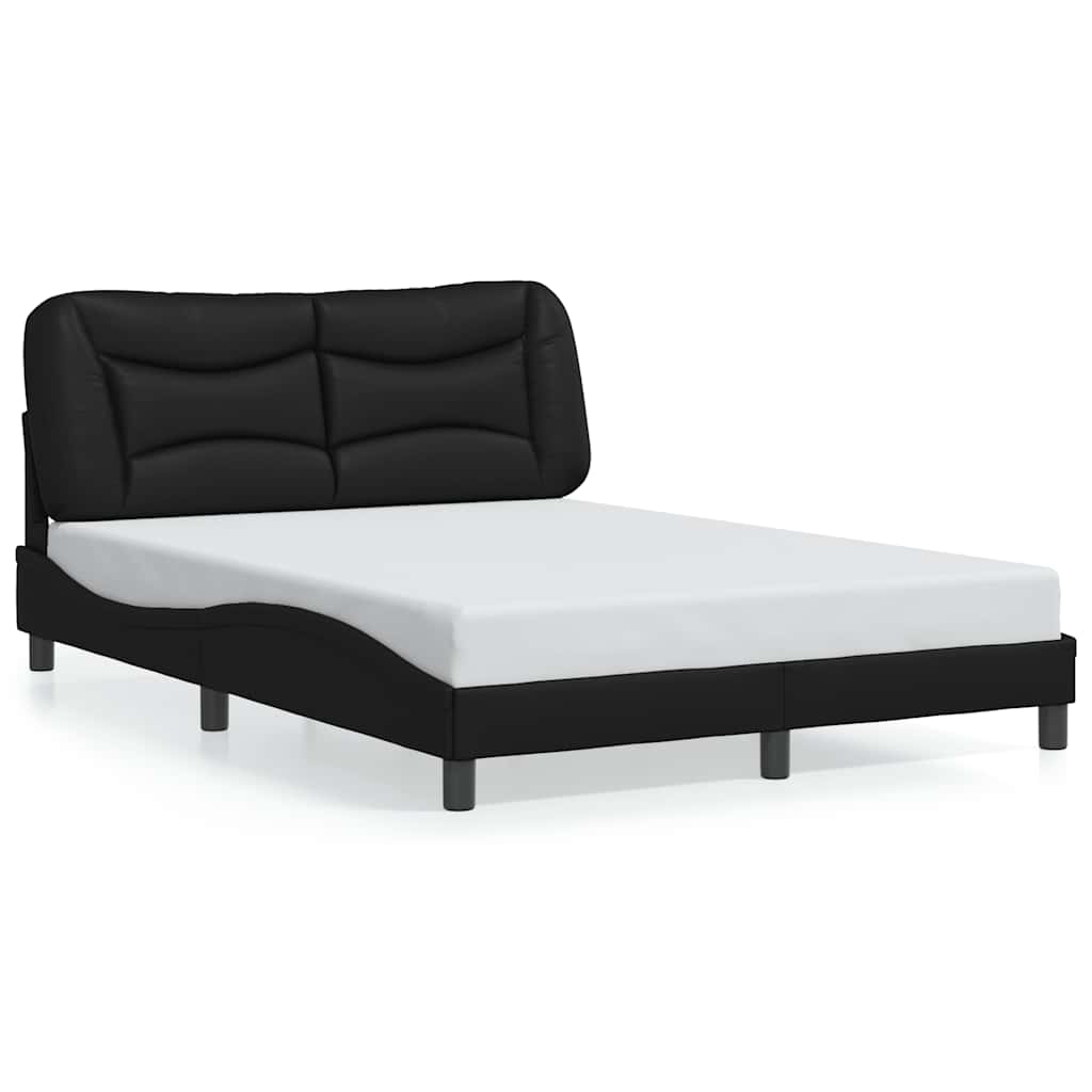 sengeramme uden madras Hvar 140x190 cm kunstlæder sort