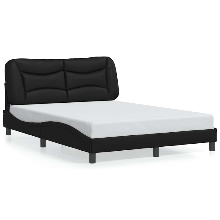sengeramme uden madras Hvar 140x190 cm kunstlæder sort