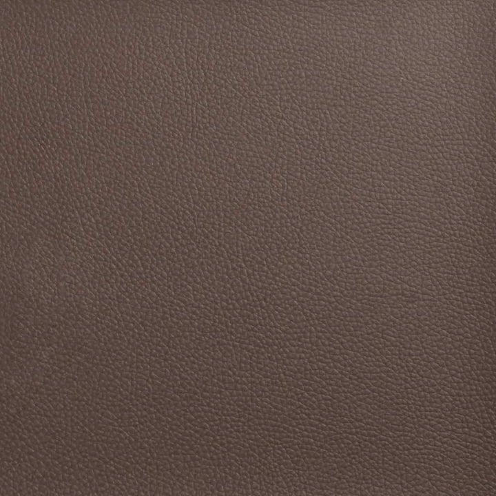 sengeramme uden madras Hvar 140x190 cm kunstlæder brun