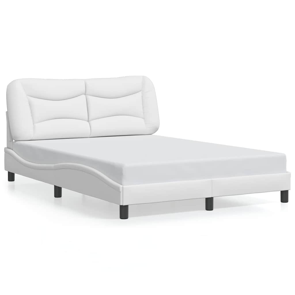 sengeramme uden madras Hvar 140x200 cm kunstlæder hvid