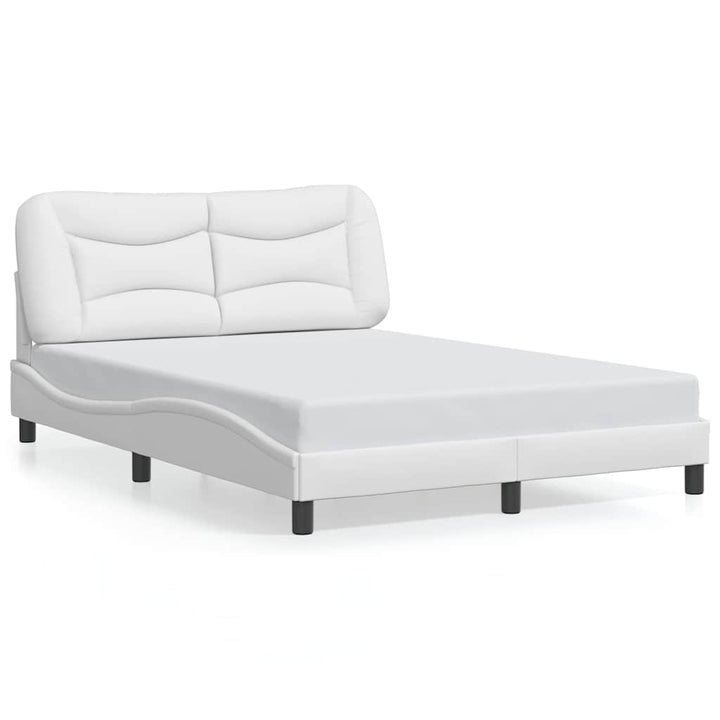 sengeramme uden madras Hvar 140x200 cm kunstlæder hvid