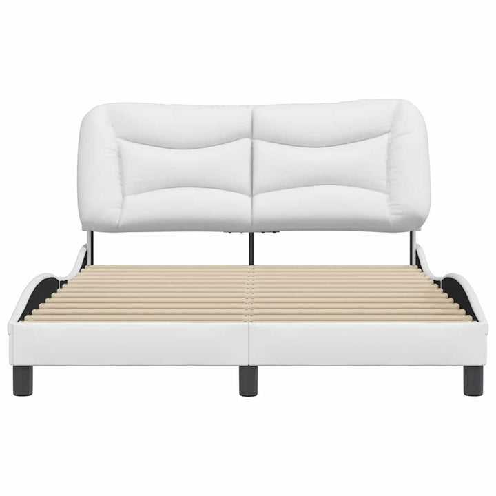 sengeramme uden madras Hvar 140x200 cm kunstlæder hvid