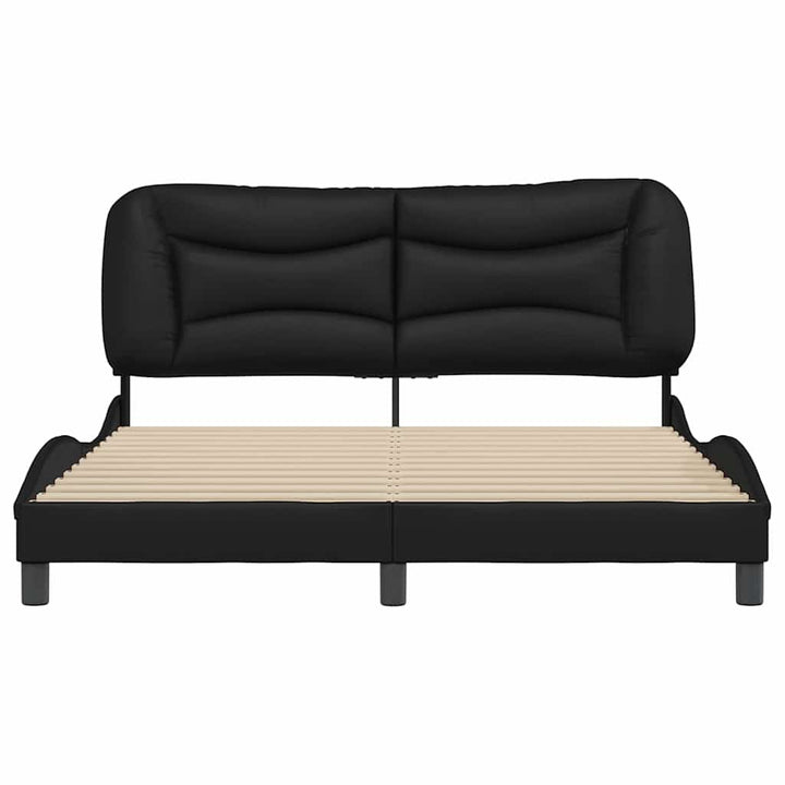 sengeramme uden madras Hvar 160x200 cm kunstlæder sort