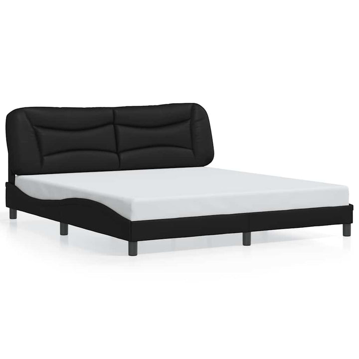 sengeramme uden madras Hvar 180x200 cm kunstlæder sort