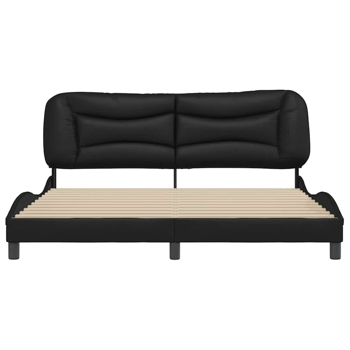 sengeramme uden madras Hvar 180x200 cm kunstlæder sort