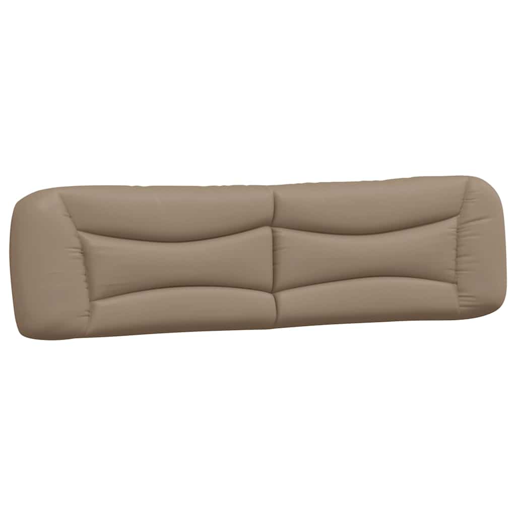 sengeramme uden madras Hvar 200x200 cm kunstlæder cappuccinofarvet