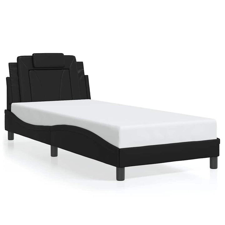 sengeramme uden madras Viana 80x200 cm kunstlæder sort