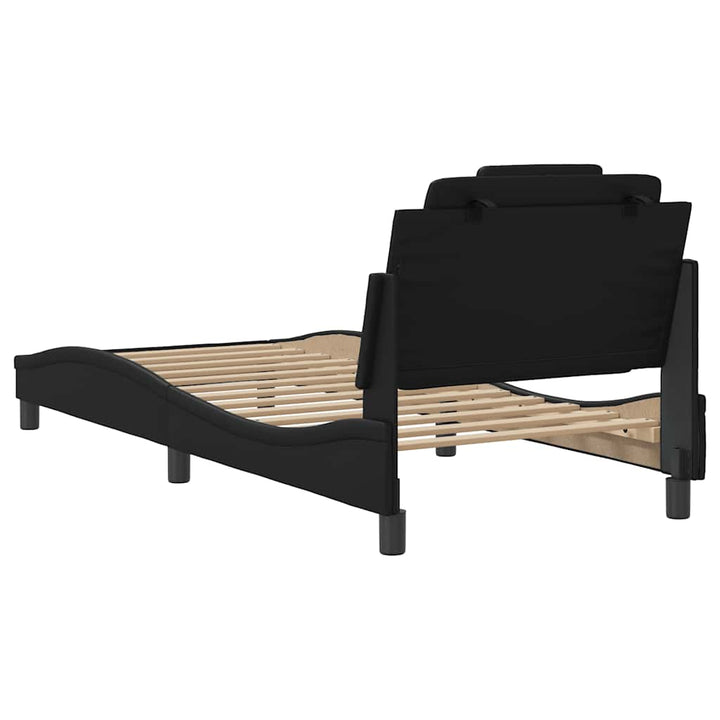 sengeramme uden madras Viana 80x200 cm kunstlæder sort