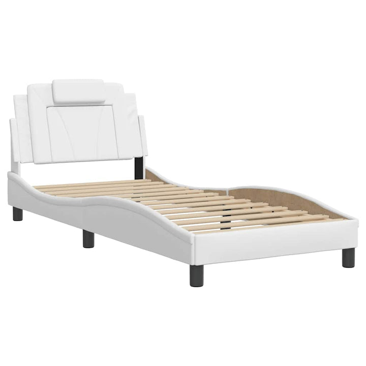 sengeramme uden madras Viana 80x200 cm kunstlæder hvid
