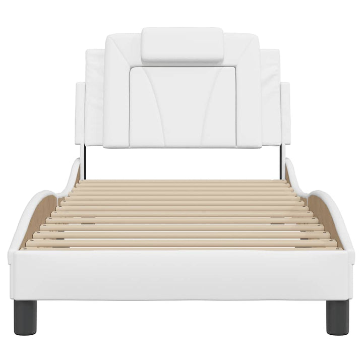 sengeramme uden madras Viana 80x200 cm kunstlæder hvid