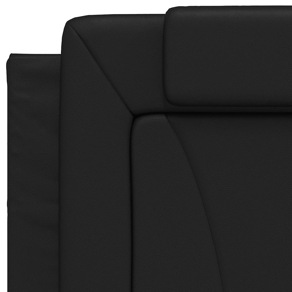 sengeramme uden madras Viana 90x190 cm kunstlæder sort