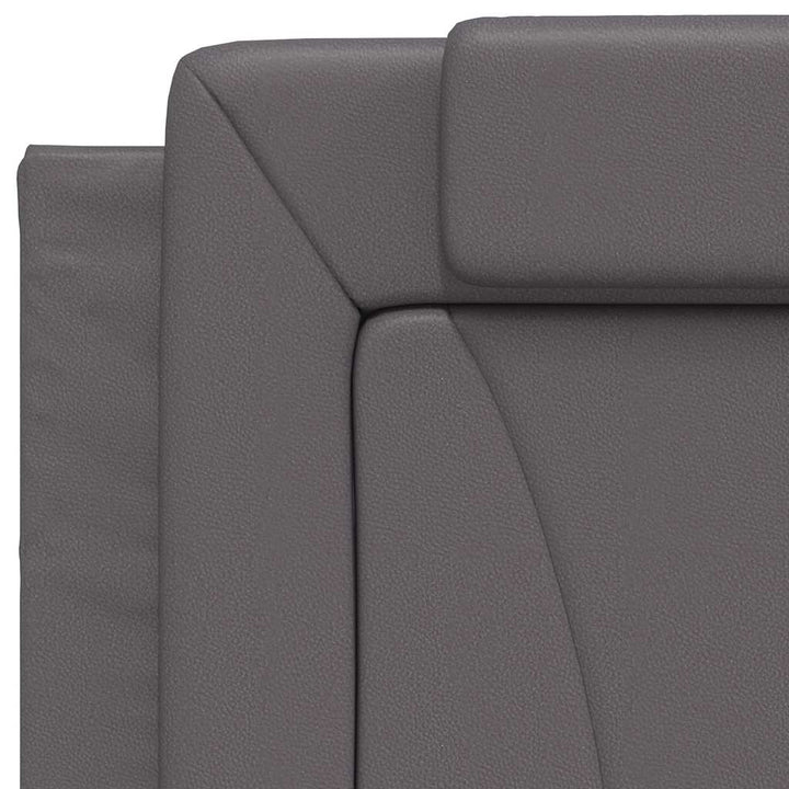 sengeramme uden madras Viana 90x190 cm kunstlæder grå