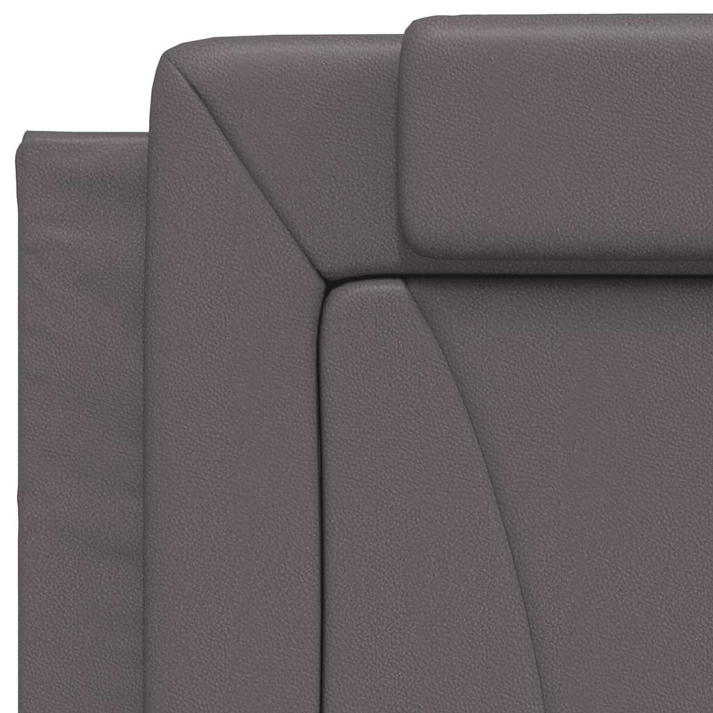 sengeramme uden madras Viana 90x200 cm kunstlæder grå