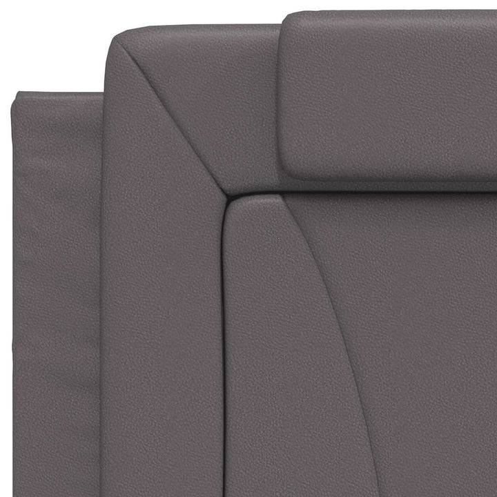 sengeramme uden madras Viana 90x200 cm kunstlæder grå