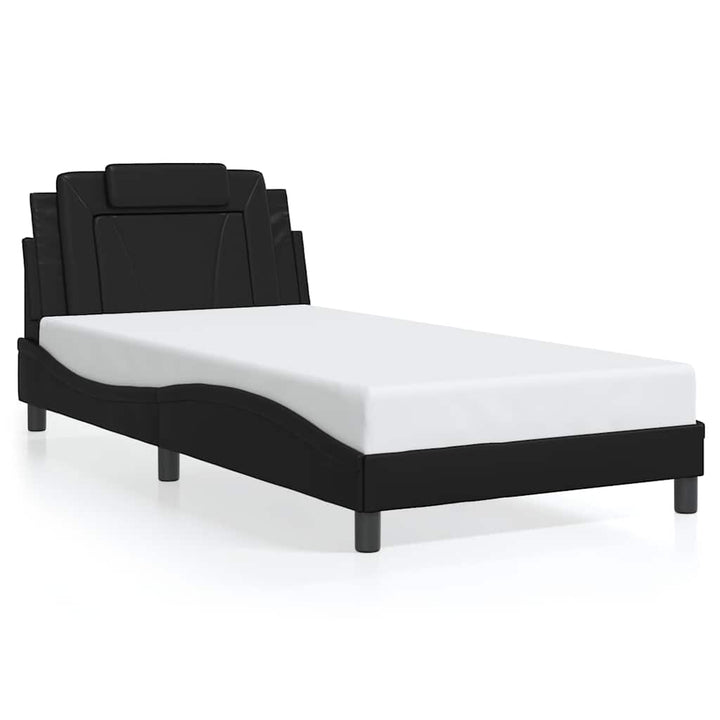 sengeramme uden madras Viana 100x200 cm kunstlæder sort