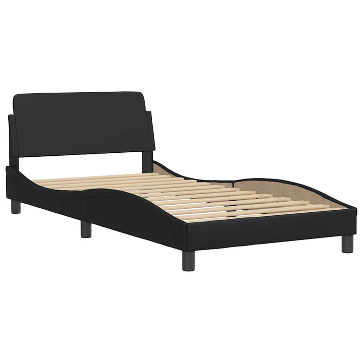 sengeramme uden madras Viana 100x200 cm kunstlæder sort