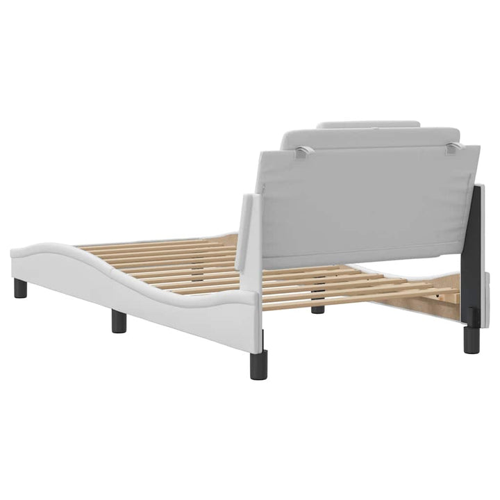 sengeramme uden madras Viana 100x200 cm kunstlæder hvid