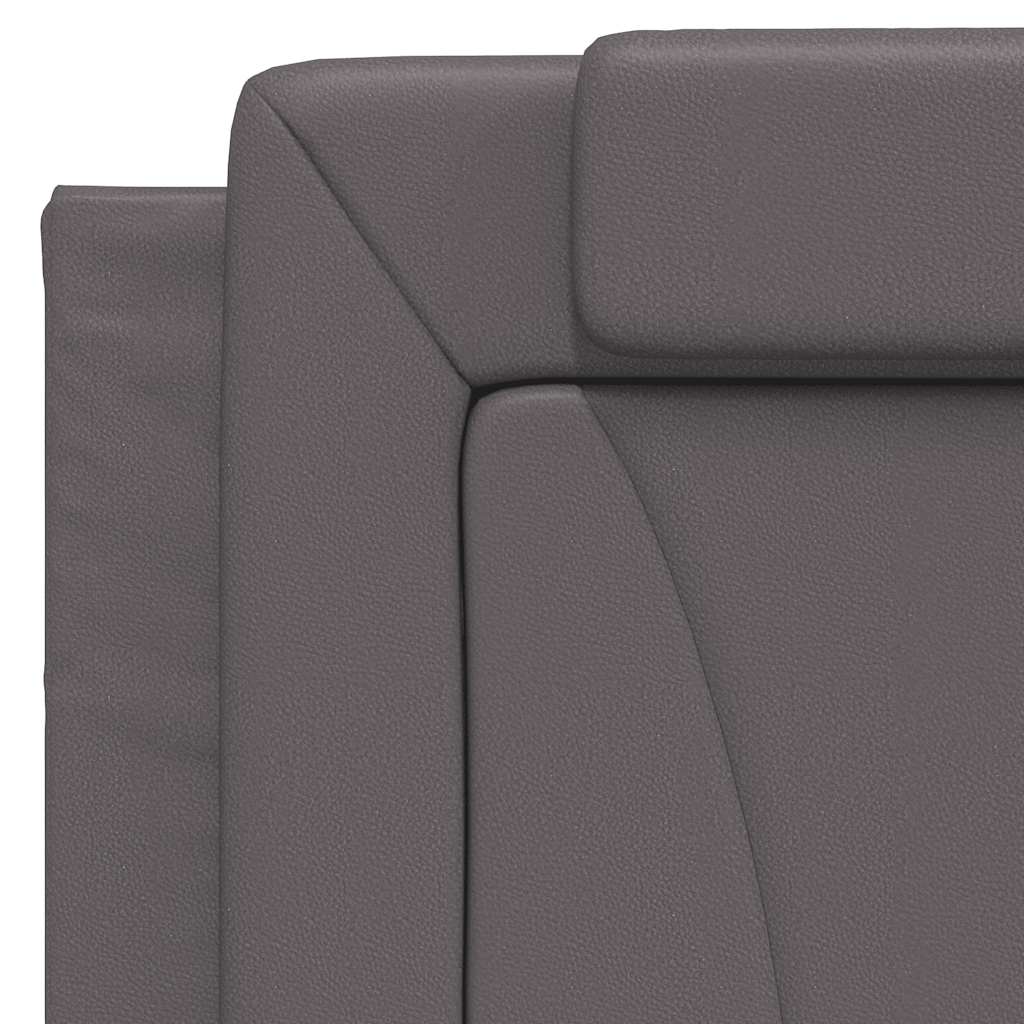 sengeramme uden madras Viana 100x200 cm kunstlæder grå