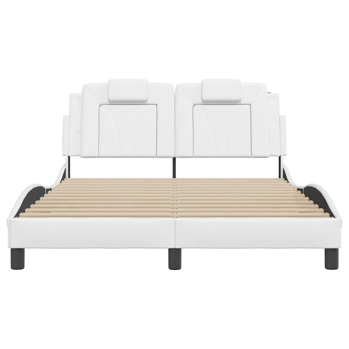 sengeramme uden madras Viana 120x200 cm kunstlæder hvid