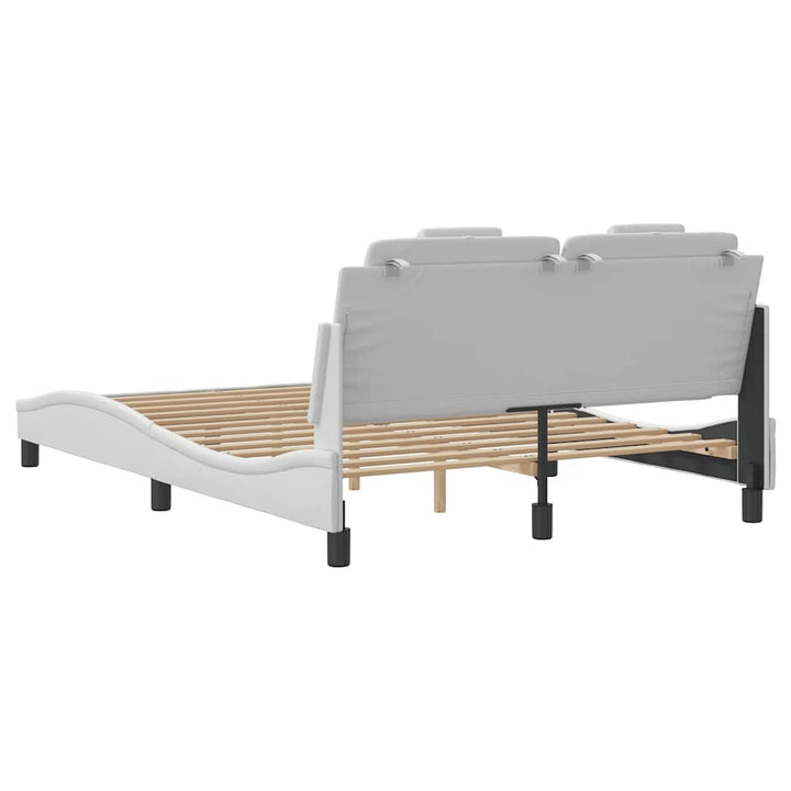 sengeramme uden madras Viana 120x200 cm kunstlæder hvid