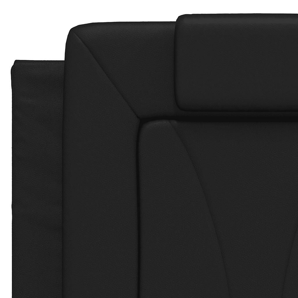 sengeramme uden madras Viana 140x190 cm kunstlæder sort