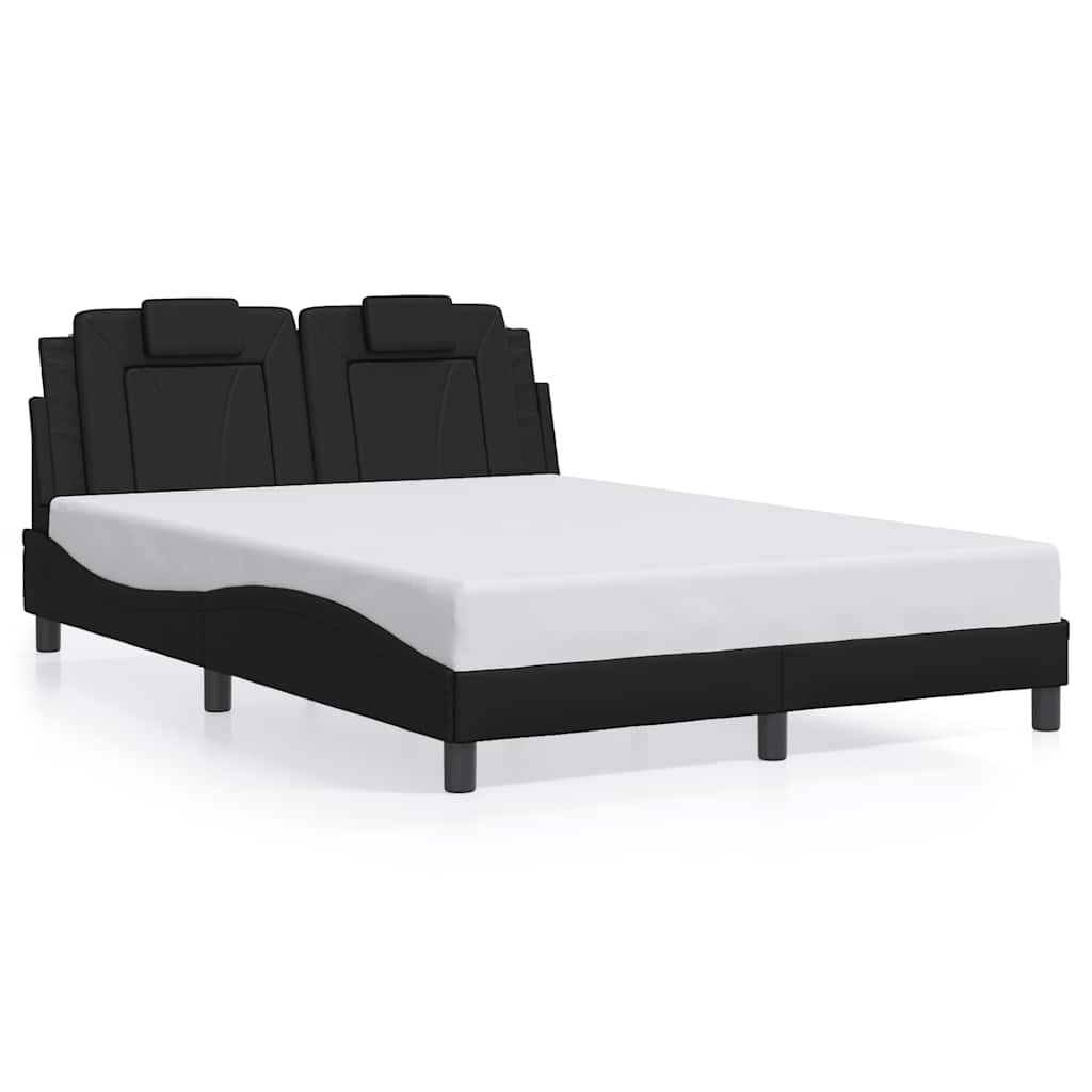 sengeramme uden madras Viana 140x200 cm kunstlæder sort