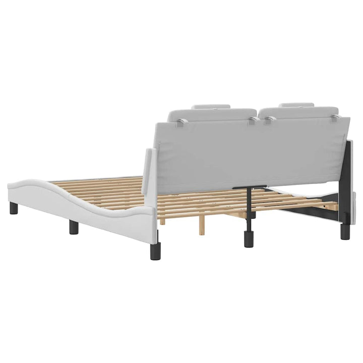 sengeramme uden madras Viana 140x200 cm kunstlæder hvid