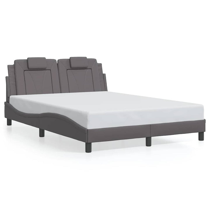 sengeramme uden madras Viana 140x200 cm kunstlæder grå