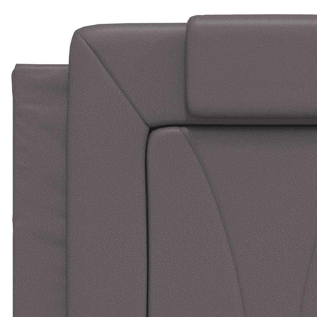 sengeramme uden madras Viana 140x200 cm kunstlæder grå