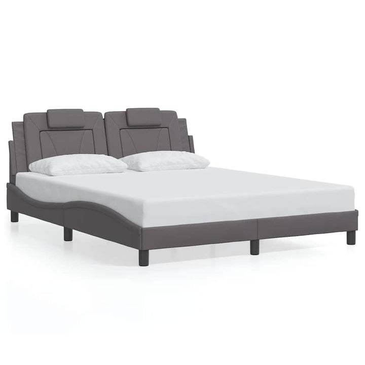 sengeramme uden madras Viana 160x200 cm kunstlæder grå