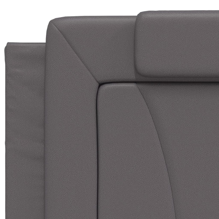sengeramme uden madras Viana 200x200 cm kunstlæder grå