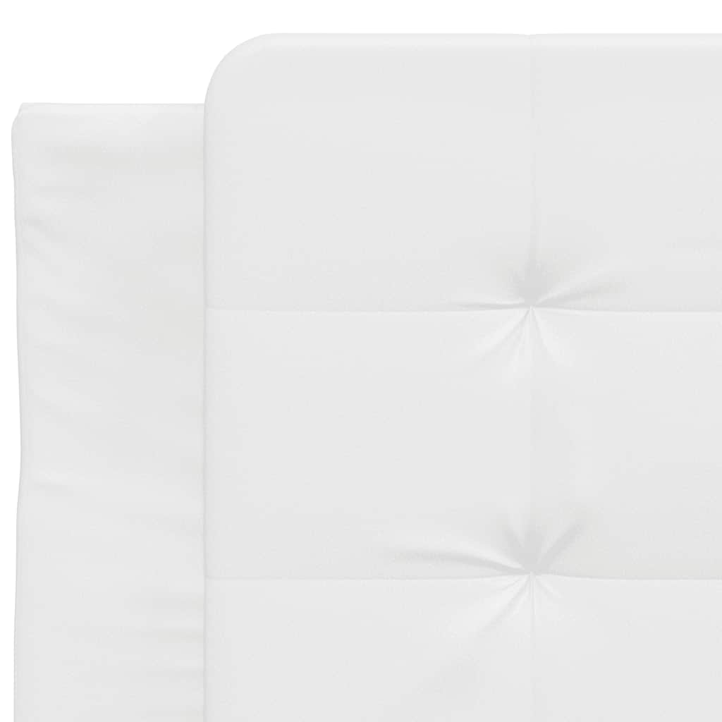 sengeramme uden madras Zadar 90x190 cm kunstlæder hvid