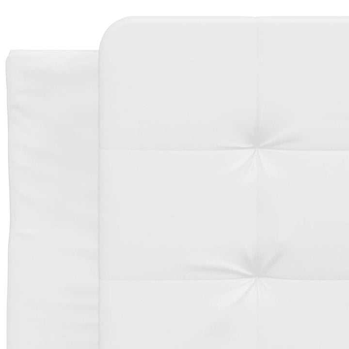 sengeramme uden madras Zadar 90x190 cm kunstlæder hvid