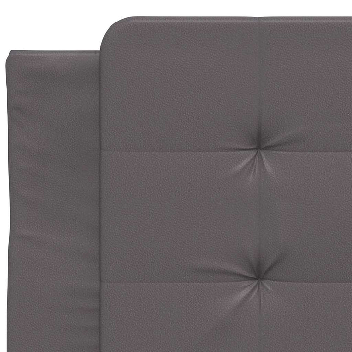 sengeramme uden madras Zadar 90x190 cm kunstlæder grå